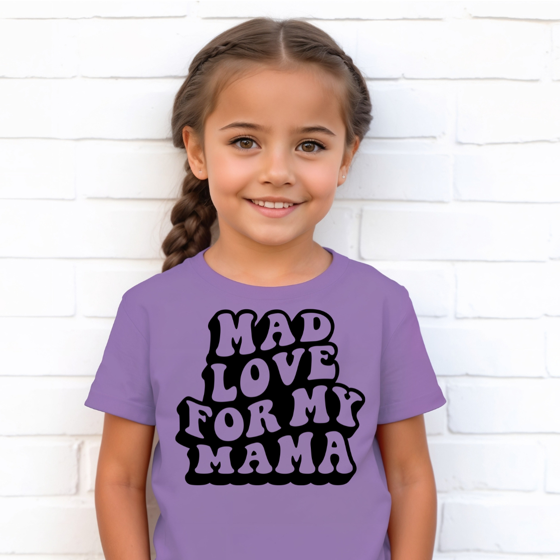 Mad Love for My Mama Toddler Graphic Tee