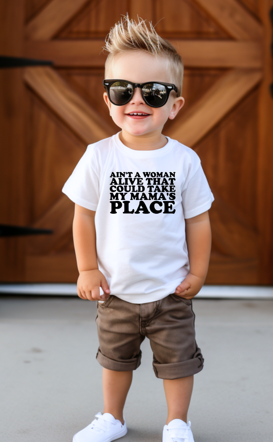Ain’t a Woman Alive Toddler Graphic Tee  👉 shorter