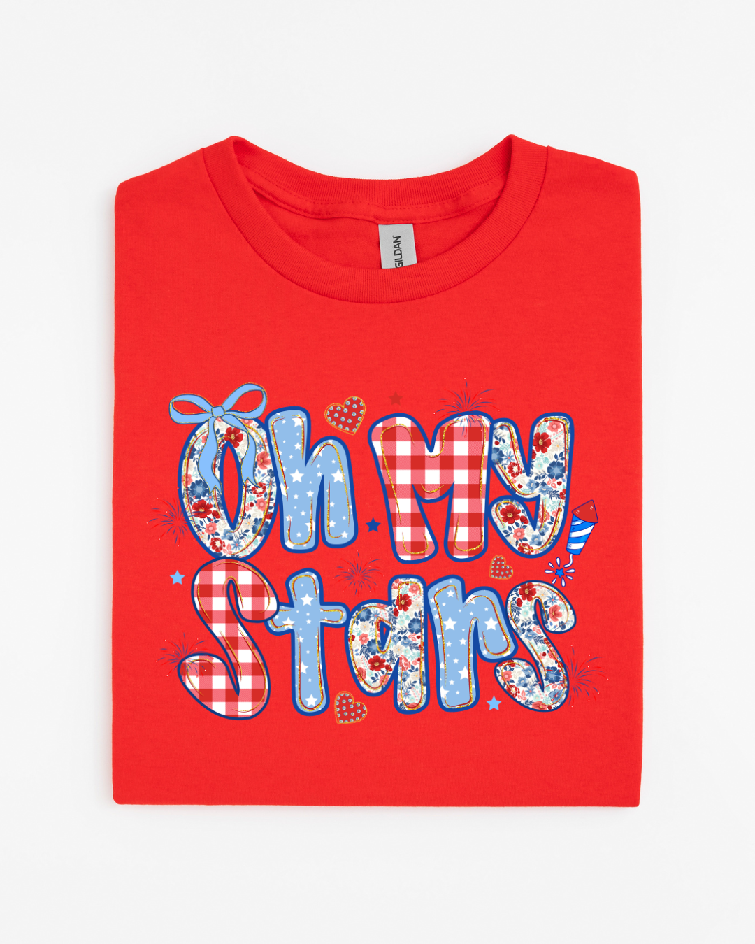 Oh My Stars Patriotic Graphic Tee