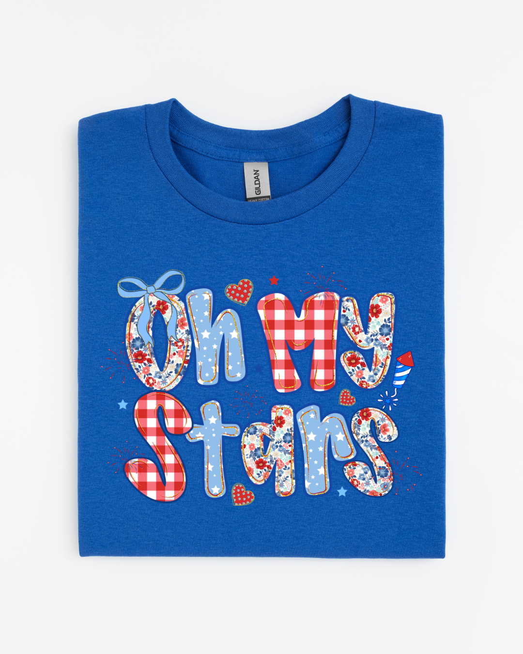 Oh My Stars Patriotic Graphic Tee