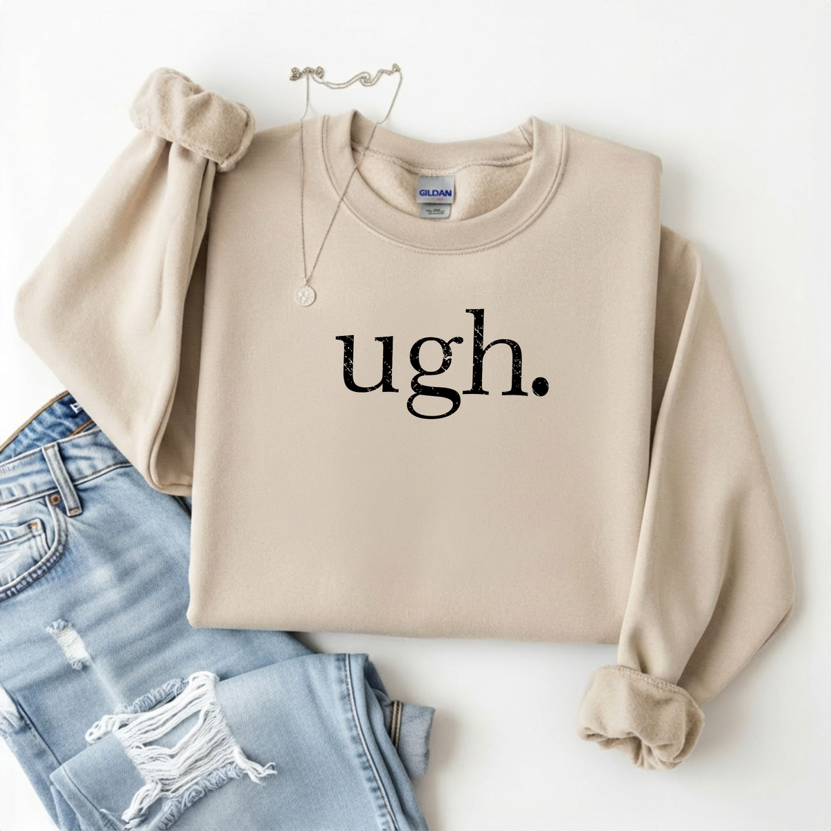 Ugh. | Minimalist Crewneck Sweatshirt & Hoodie