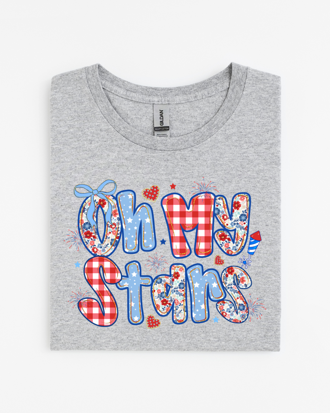 Oh My Stars Patriotic Graphic Tee