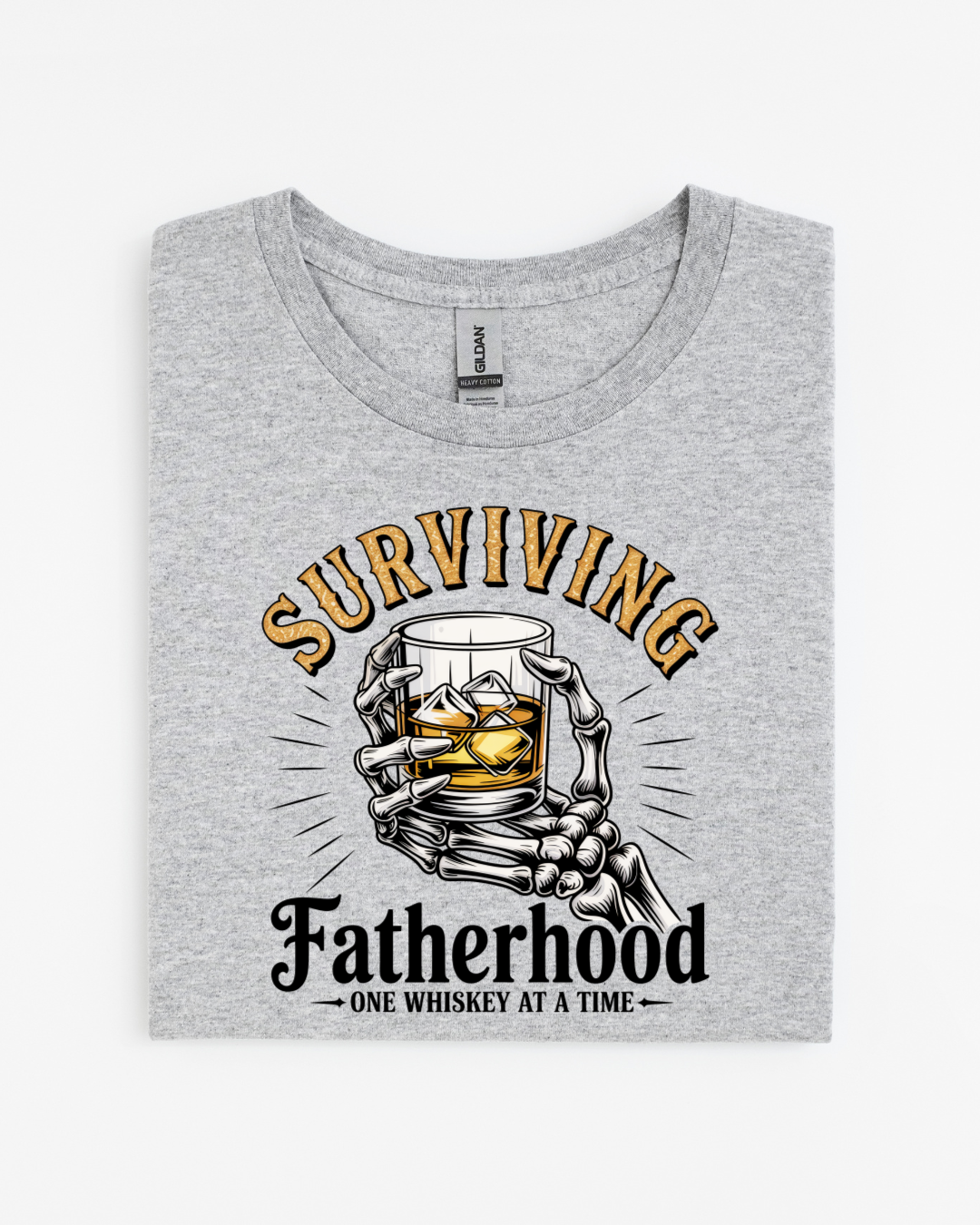 Surviving Fatherhood One Whiskey at a Time T-Shirt