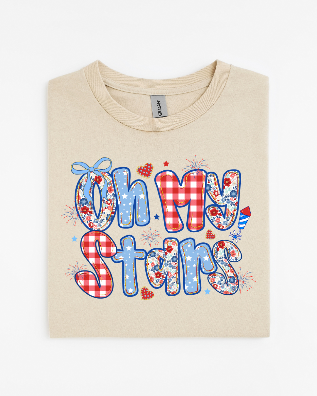 Oh My Stars Patriotic Graphic Tee