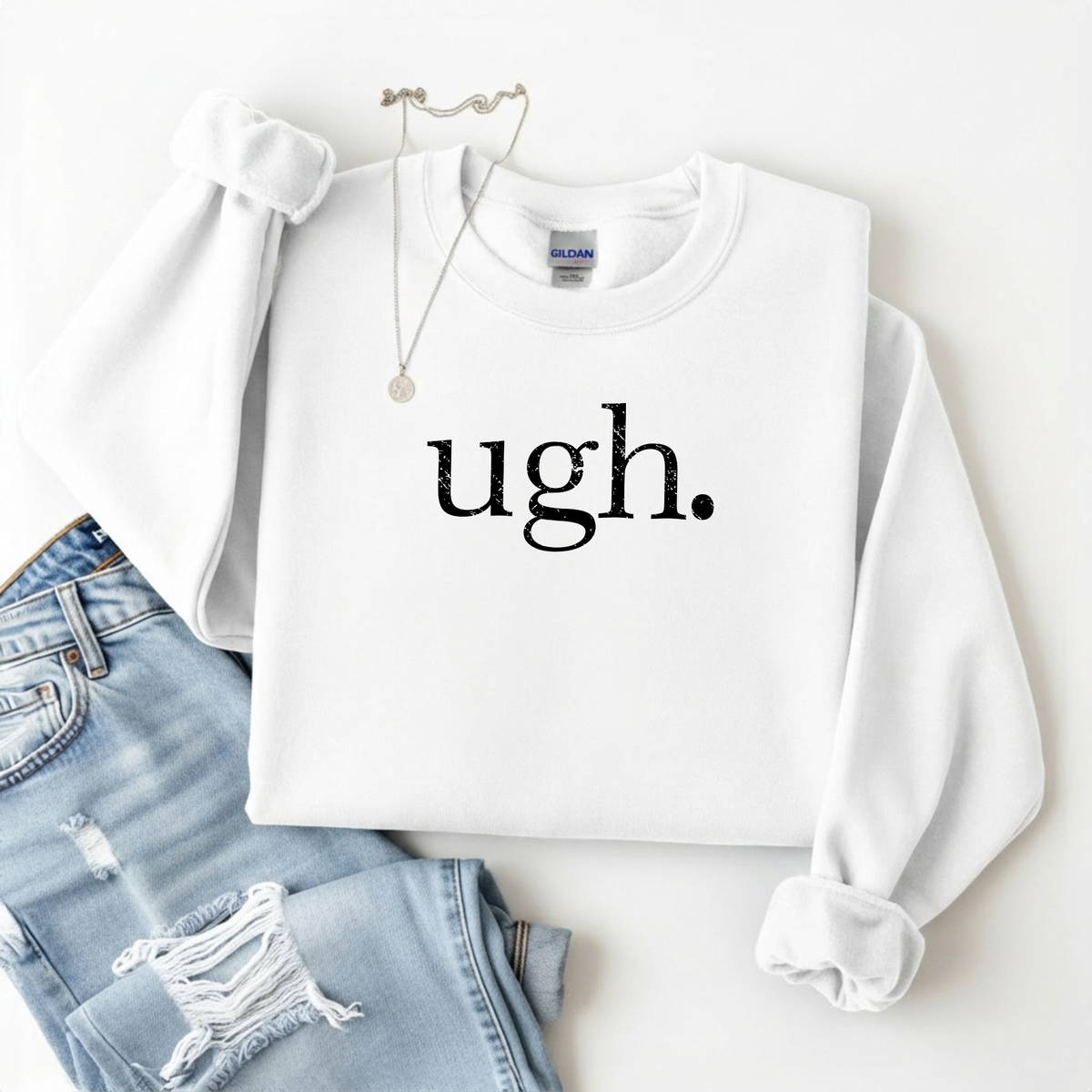 Ugh. | Minimalist Crewneck Sweatshirt & Hoodie