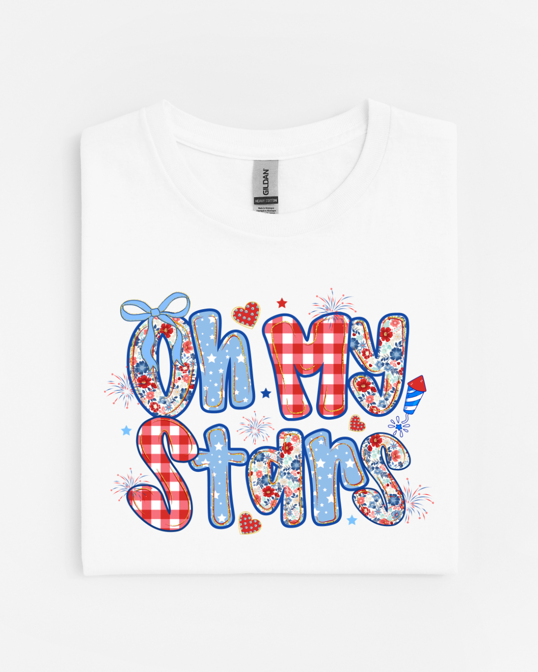 Oh My Stars Patriotic Graphic Tee