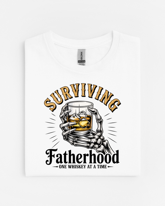Surviving Fatherhood One Whiskey at a Time T-Shirt