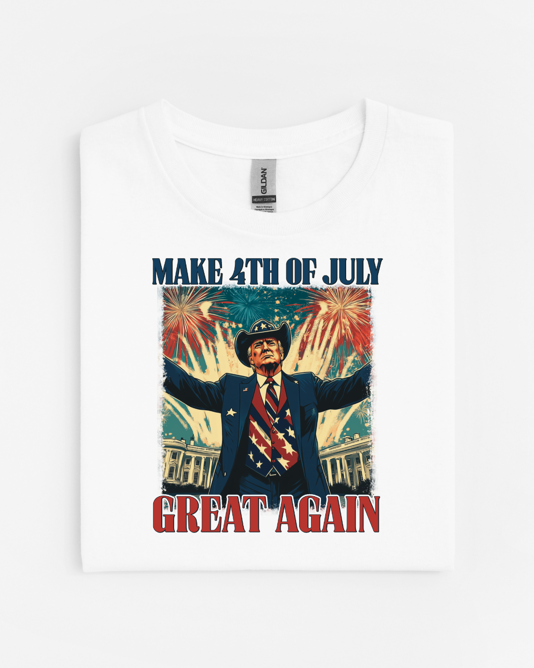 Make 4th of July Great Again Patriotic Graphic Tee