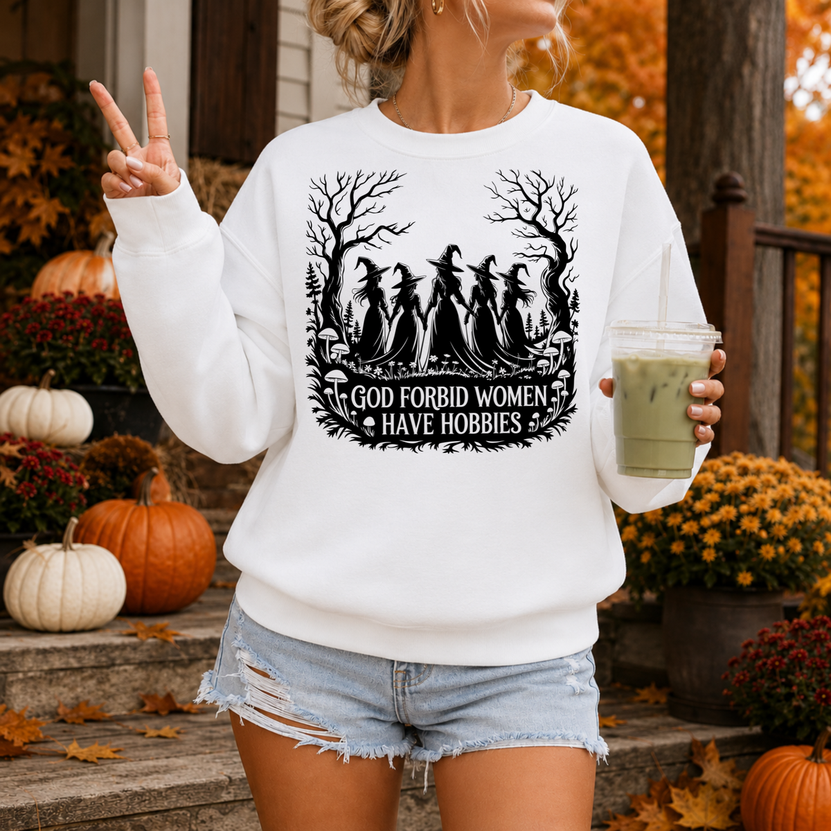 God Forbid Women Have Hobbies | Witchy Halloween Apparel