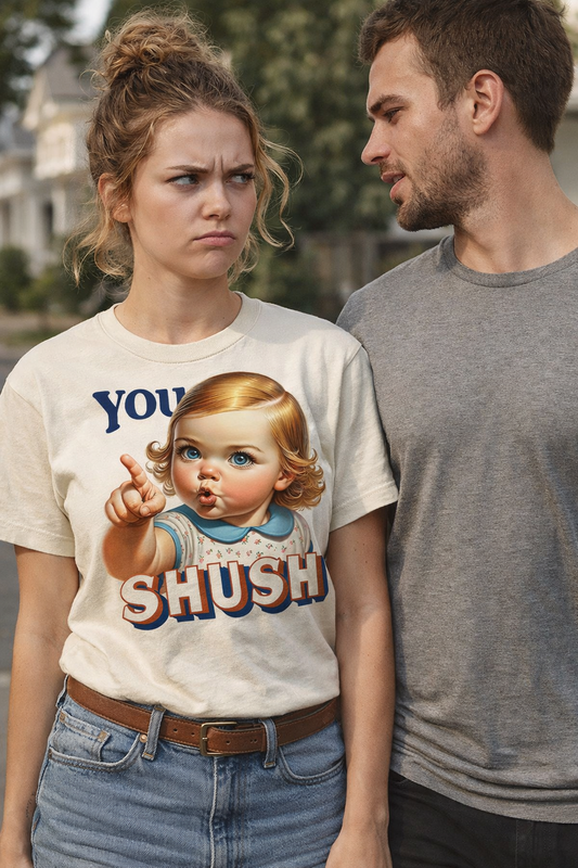 You Shush – Comfort Colors® Premium Graphic Tee